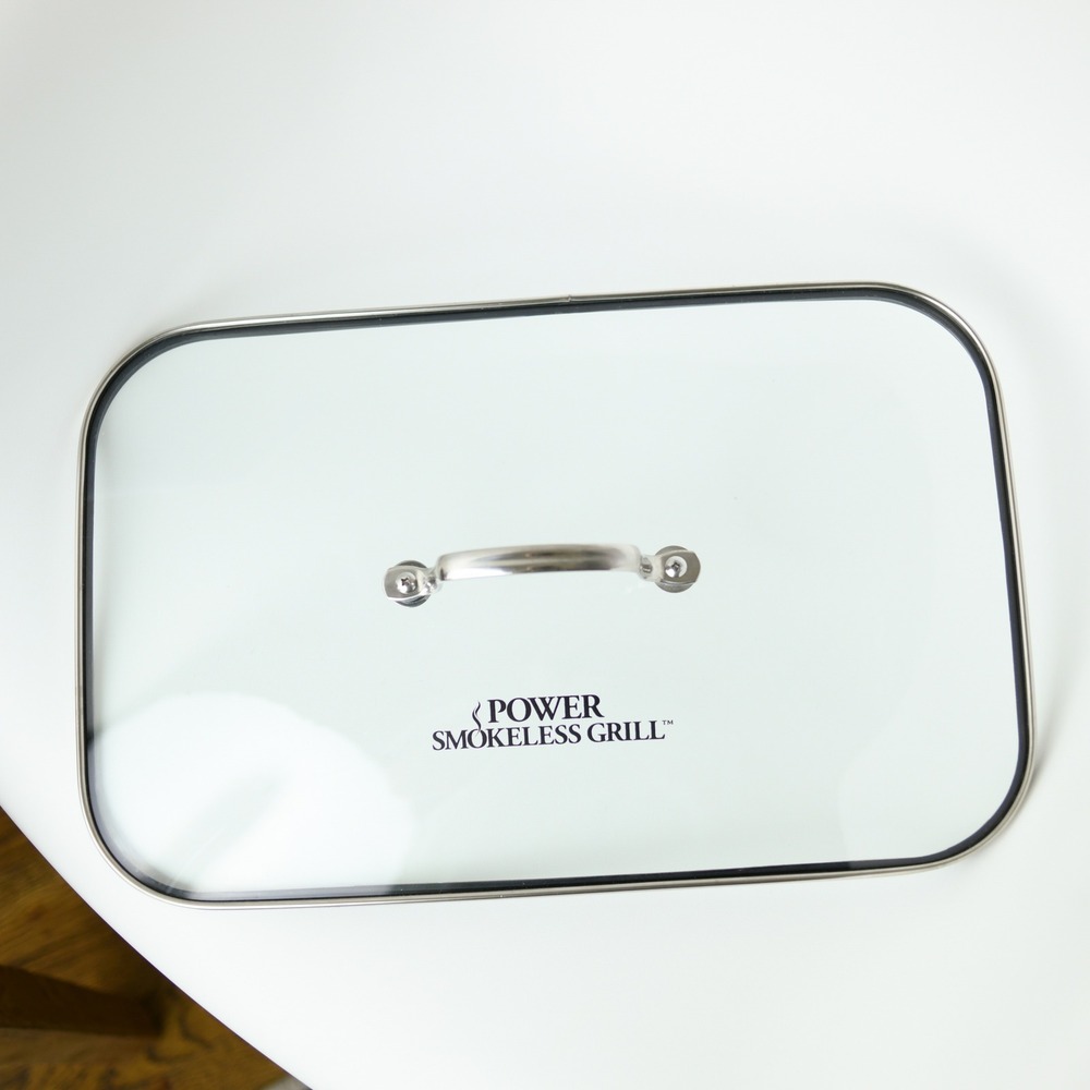 Power XL Smokeless Grill PG-1500 FDR GLASS LID ONLY Handle Replacement Part